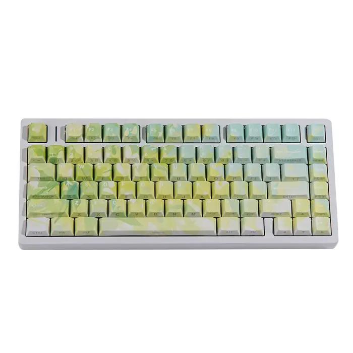 Capuchons de touches de clavier mécanique PBT Cherry Dye Sub