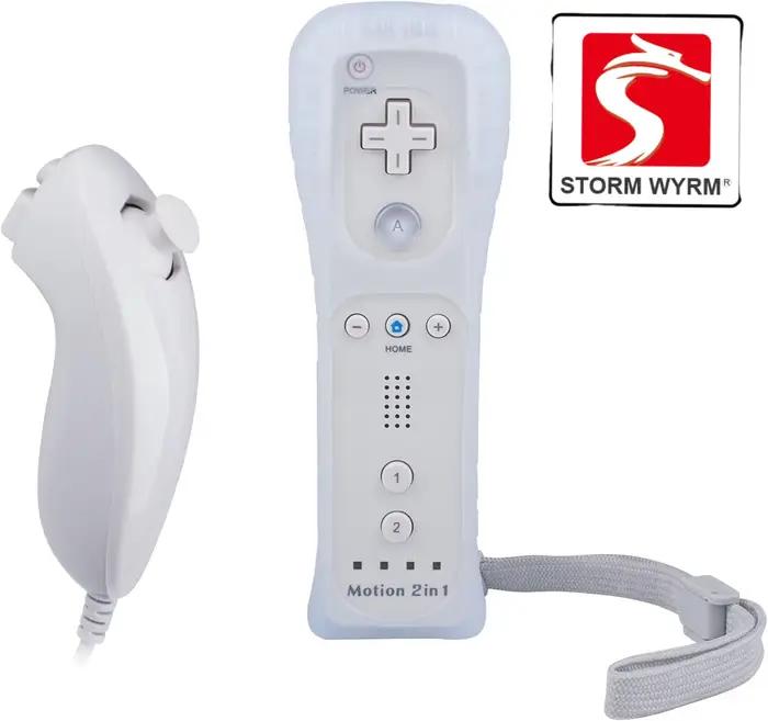 Contrôleurs STORM WYRM compatibles pour wii et Wii U avec Motion Plus intégré