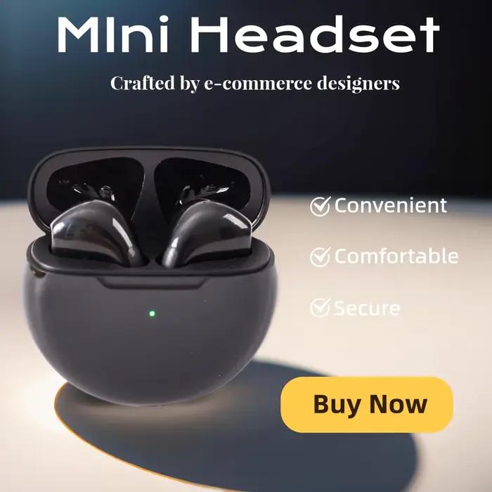 Casque sans fil tendance - Écouteurs Bluetooth élégants pour la musique et les appels
