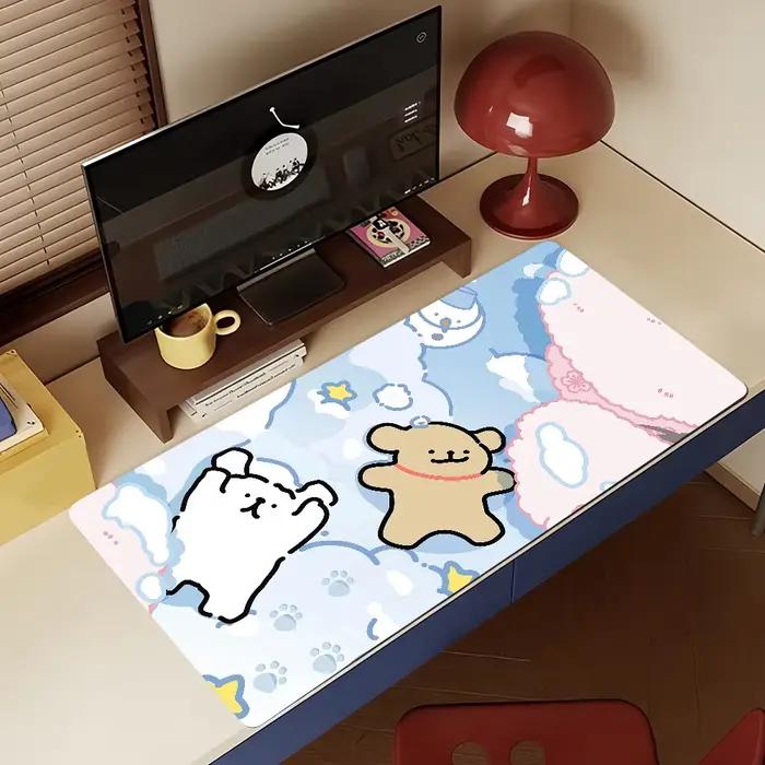 Tapis de souris mignon en forme de chien maltais