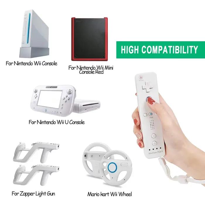 Pour Motion Plus 2in1 contrôleur télécommande Wii