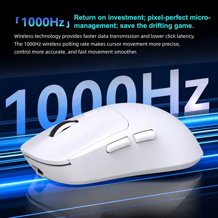 Nouvelle arrivée HXSJ T30 Souris sans fil 3 modes Ergonomique Légère 6 boutons