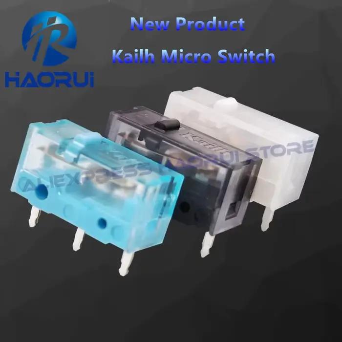 2 pièces nouveau produit Kailh GM8.0 noir Mamba lame blanche Micro interrupteur 80 millions/90 M/100 millions de clic jeu micro-interrupteur bouton de souris