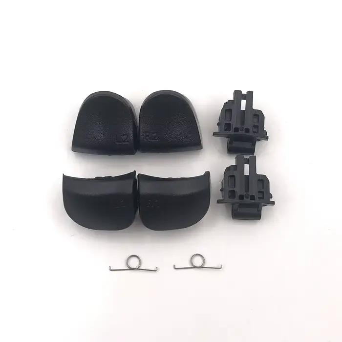 1-10 jeux de boutons de déclenchement noirs de remplacement R1 L1 R2 L2 pour clé de jeu de contrôleur PS5 010 020 030 avec ressort