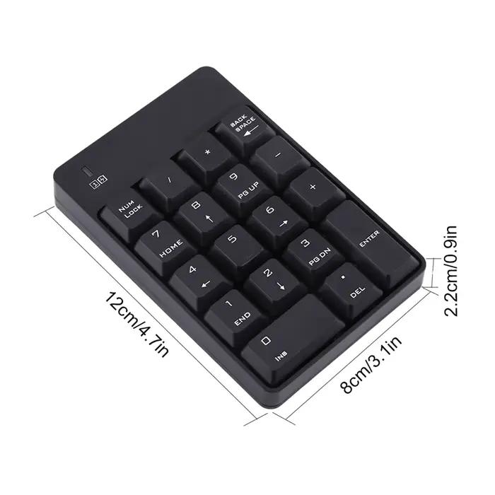 2.4 GHz sans fil USB clavier numérique pavé