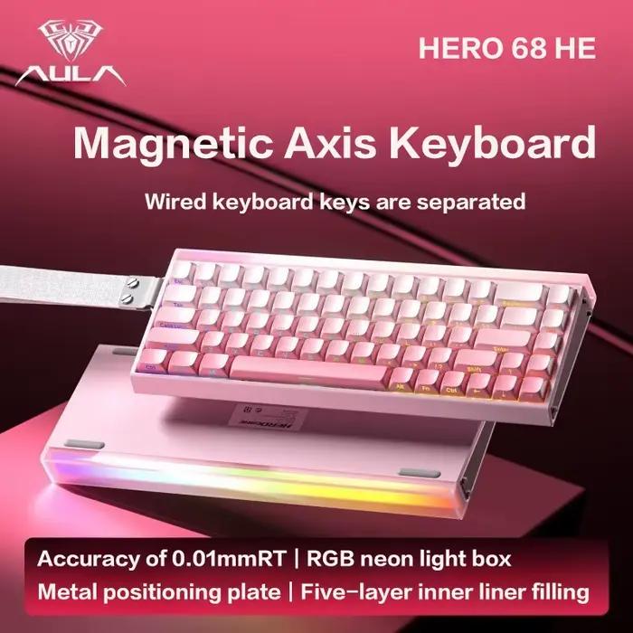 AULA HERO 68 HE clavier à axe magnétique RT