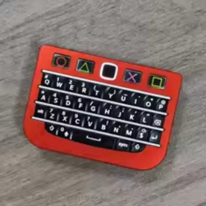 Clavier QWERTY miniature sans fil double mode Bluetooth USB blanc style BlackBerry Q10 pour PC