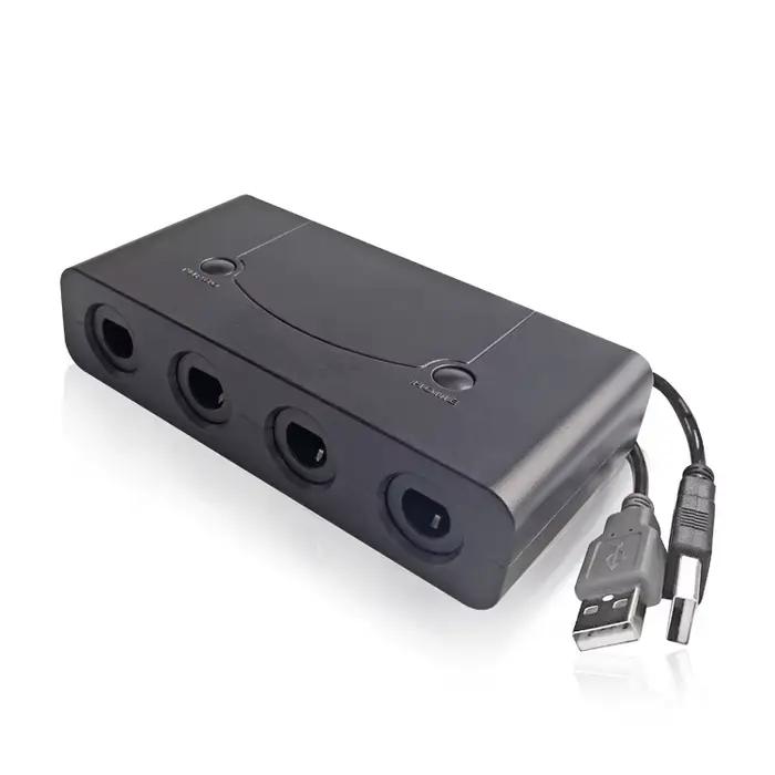 Convertisseur de jeu 4 Ports pour contrôleur GameCube GC