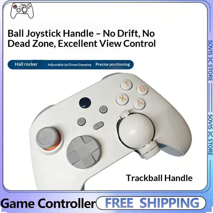Manette de jeu avec trackball