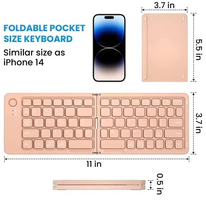 Clavier Bluetooth pliable portable