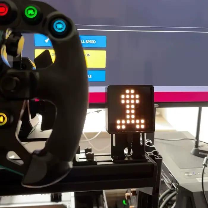 PC Simracing jeu tableau de bord drapeau Signal lumineux équipement affichage pour Logtiech G29 G27 Thrustmaster T300 pour SIMAGIC MOZA FANATEC