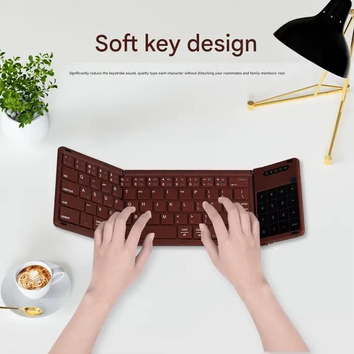 Clavier sans fil pliable