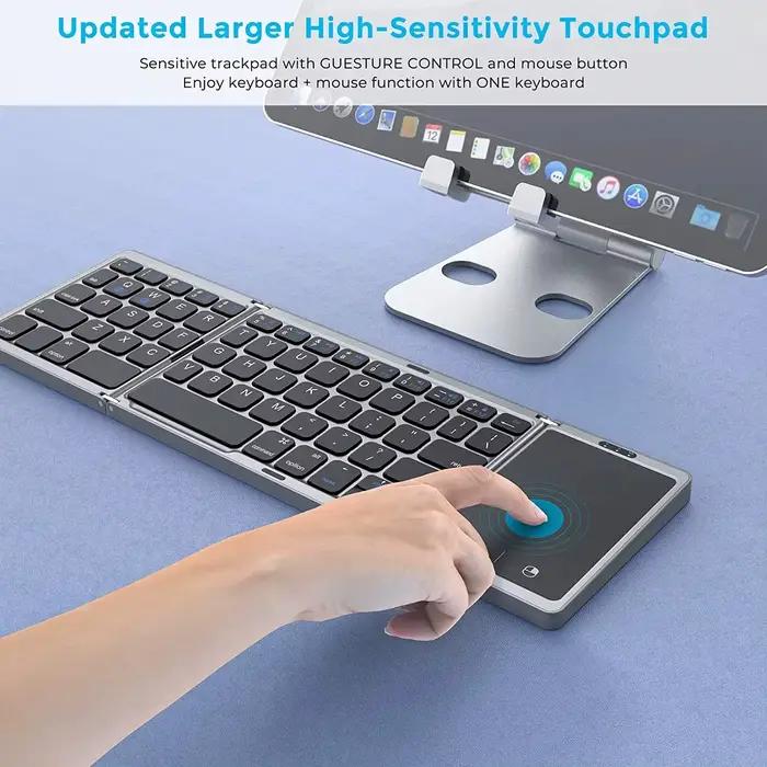 Mini clavier sans fil pliable à 3 pouces
