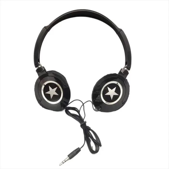 Casque filaire flexible HiFi Sound Music