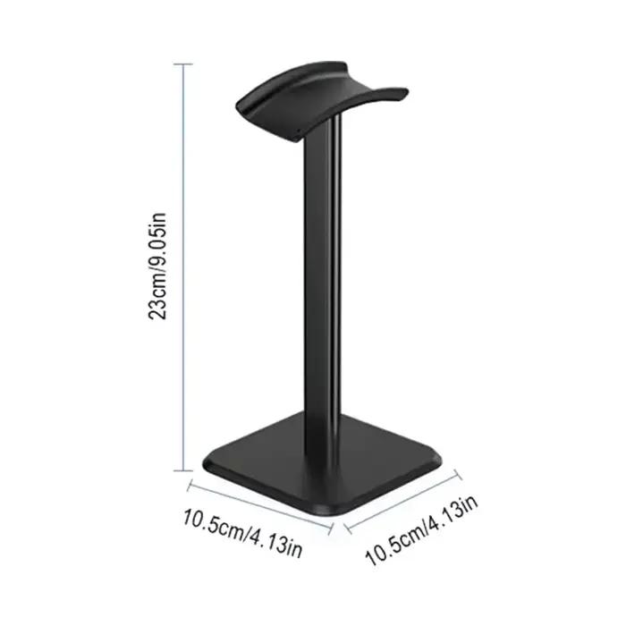 Support universel noir en alliage d'aluminium pour casque
