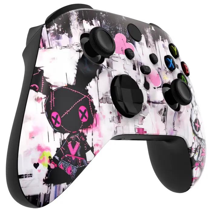 EXtremeRate Coque de boîtier avant à poignée souple au toucher pour contrôleur Xbox Series X/S
