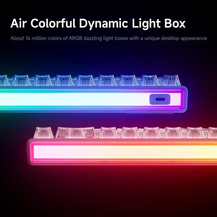 Clavier mécanique magnétique MCHOSE Ace68 Air 2 avec touches transparentes