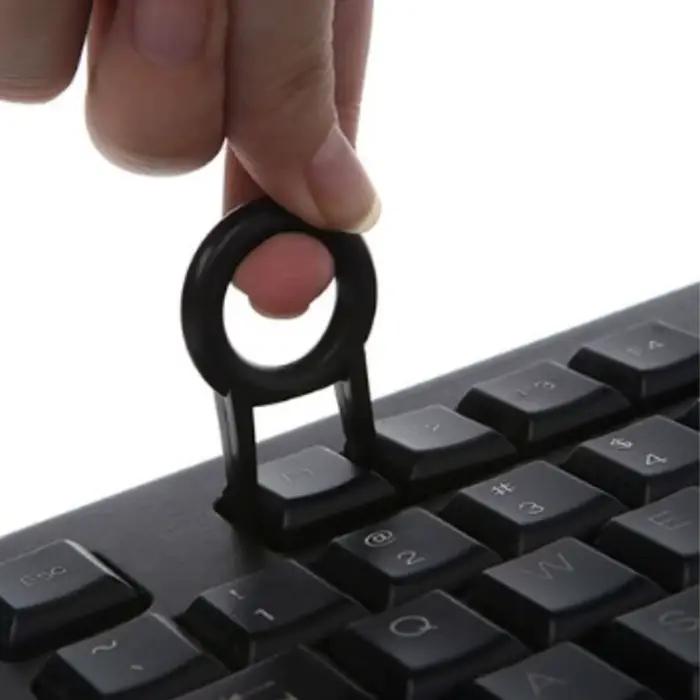 Extracteur de touches mécaniques noir pour réparation de clavier, 1 pièce