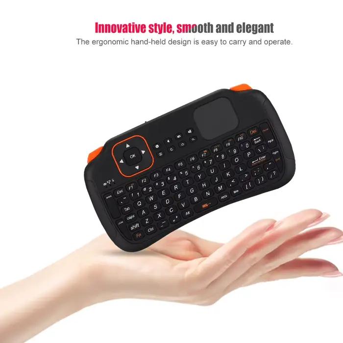 Mini clavier USB sans fil pour télécommande, TouchSub, 2.4G, 83 touches