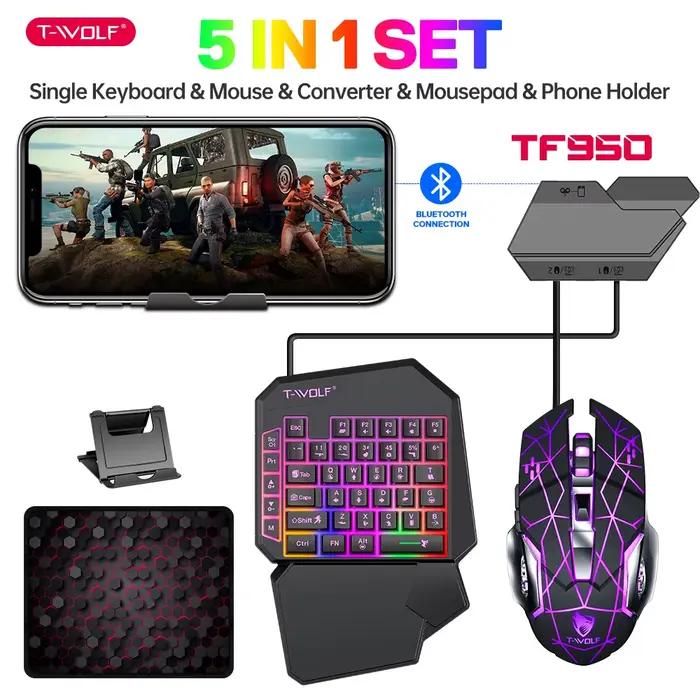 Kit de jeu mobile, clavier et souris