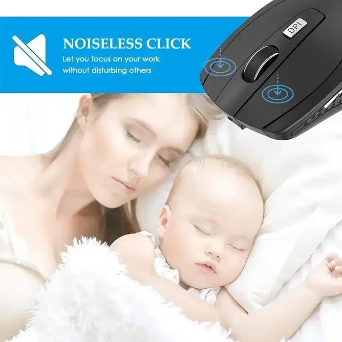 Souris d'ordinateur sans fil DPI niveau 3 réglable Gamer jeu 6 boutons optique 2.4 récepteur USB pour ordinateur portable accessoires