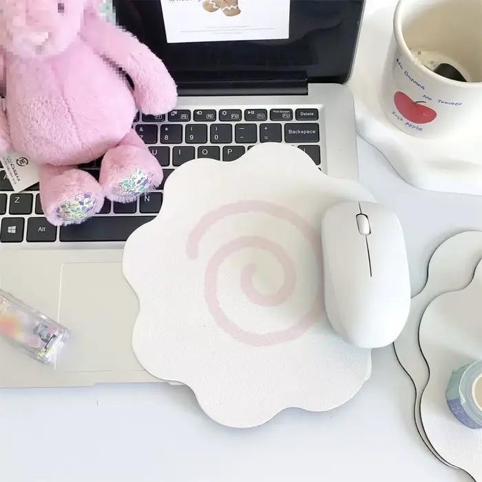Tapis de Souris en Cuir Style Japonais Mignon