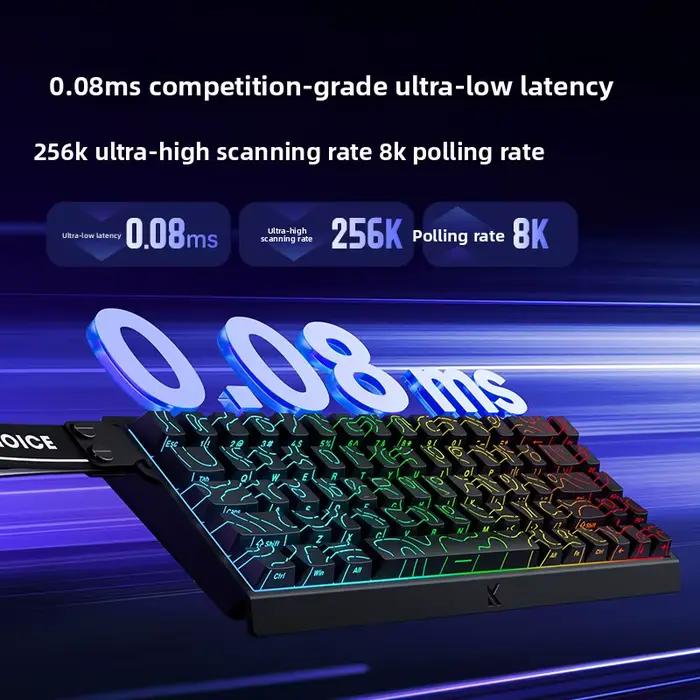MCHOSE ACE60 Pro clavier mécanique à axe magnétique puce de qualité Esports capteur Hall