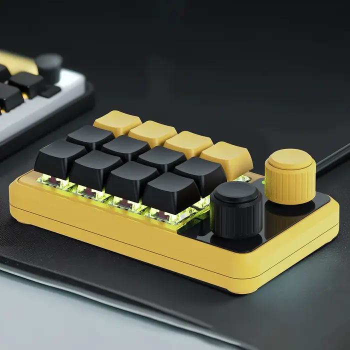 Programmation Macro bouton personnalisé clavier rvb 3 touches copier coller Mini