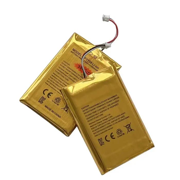 Batterie de contrôleur de jeu Dualsense pour Sony PlayStation 5 3500mAh LIP1708 haute densité énergétique protection surcharge et surchauffe disponible en blanc bleu jaune noir vert