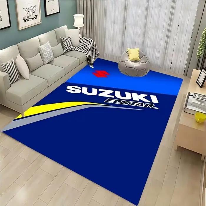 Tapis de sol antidérapant pour moto Suzuki, tapis de garage, tapis de course, tapis d'entrée pour véhicule électrique, tapis de chambre