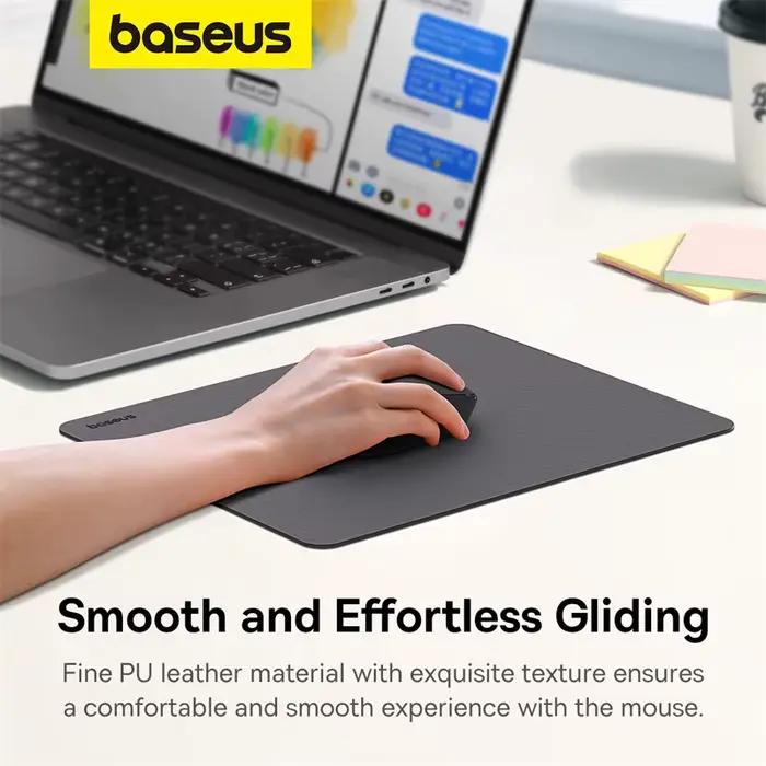 Baseus – tapis de souris en cuir PU