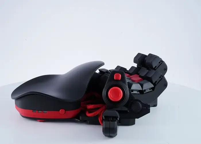 QianRen clavier de jeu gaucher réglable à une main filaire WASD Joystick ergonomie PC Esports claviers de bureau
