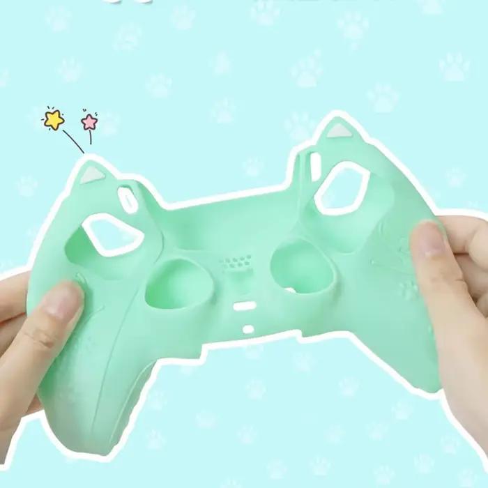 Étui de protection en caoutchouc pour contrôleur PlayStation 5 PS5