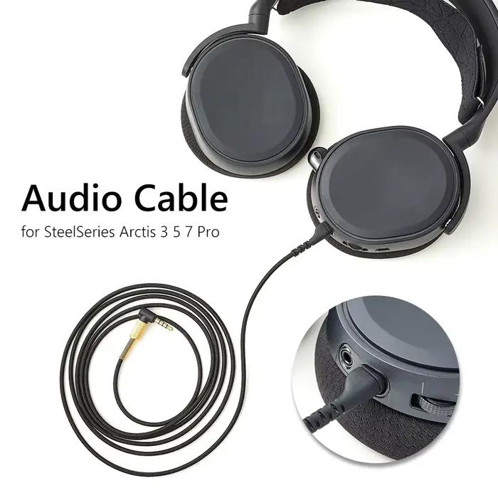 Câble audio pour casque de jeu pour SteelSeries Arctis 3