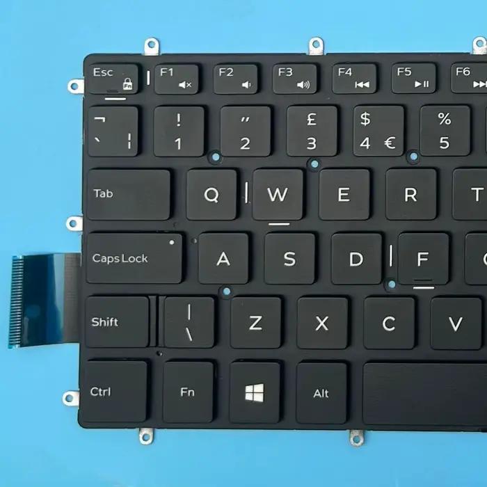 Clavier anglais/espagnol latin/royaume-uni/hébreu pour DELL Inspiron 13 5368 5369 5370 5379 5378 5568 5578 LATITUDE 3379 3390 3490 2 en 1