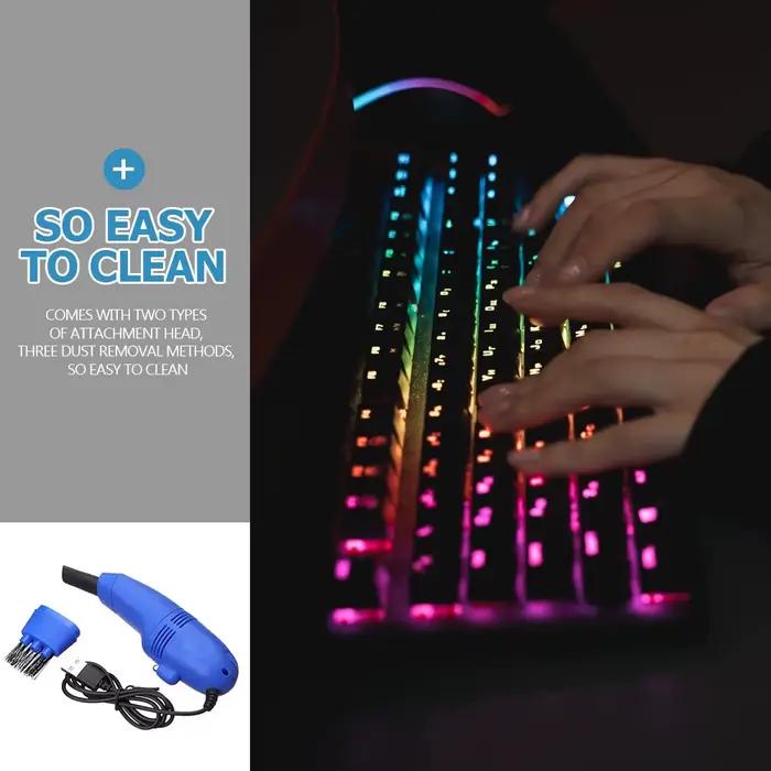 Mini Aspirateur USB Portable Haute Efficacité pour Nettoyage de Clavier et Surfaces de Bureau Occasions Spéciales