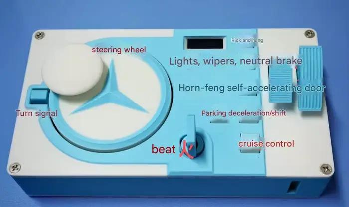 Contrôleur de jeu PAD900-F 900° Rotation 15 Boutons Personnalisables Immersion Totale Pour Simulateurs Camions et Jeux de Course Occasions Spéciales