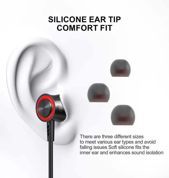 Écouteurs USB C Dolby Sound avec réduction du bruit Type C 3.5mm musique filaire