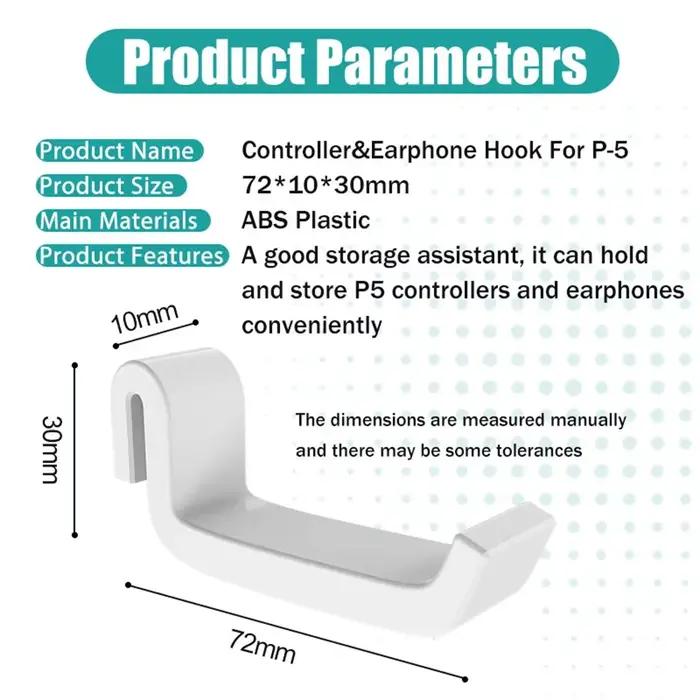 Support de casque P5, 2 pièces/paquet