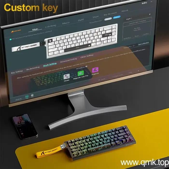 ATTACK SHARK X68HE 8K clavier mécanique