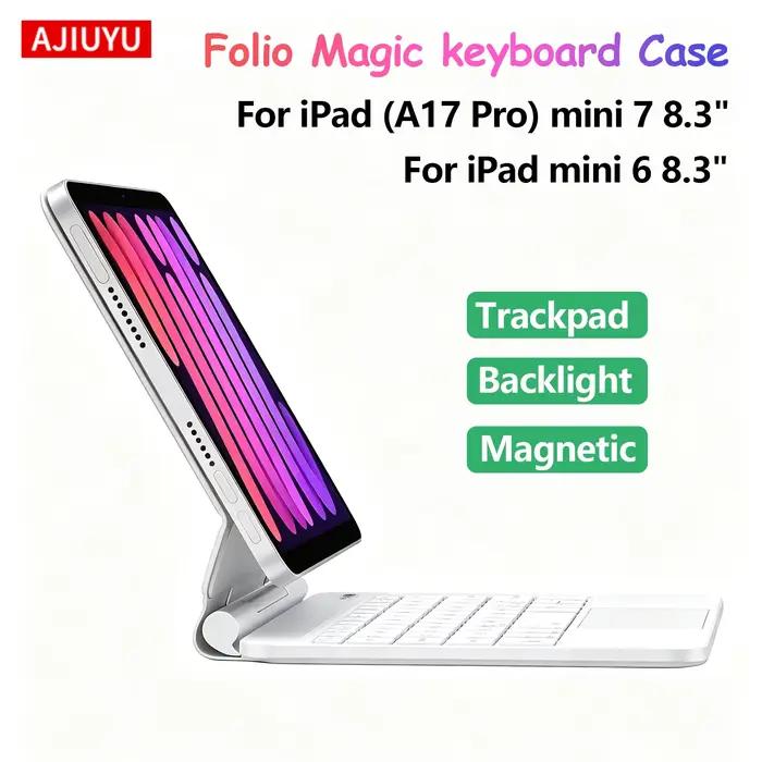 Clavier rétroéclairé Magic Keyboard avec pavé tactile pour iPad Mini 6ème et 7ème génération