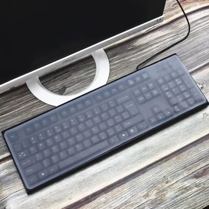1 pièce de protection de clavier ultra-mince et transparente - housse