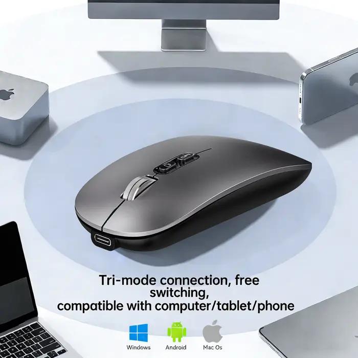Souris sans fil Bluetooth 2.4 ghz double Mode