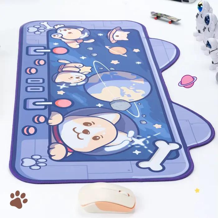 Kawaii animaux clavier de bureau tapis de souris grand