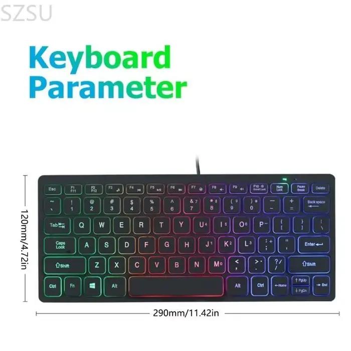 SZSU – clavier fin avec rétroéclairage LED réglable