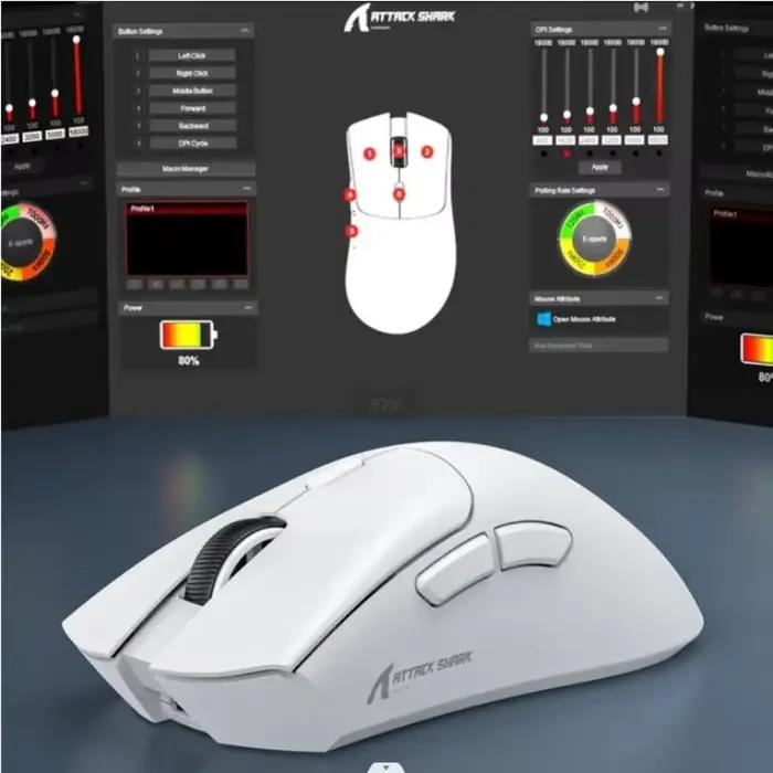 Souris de joueur sans fil Attack Shark R1