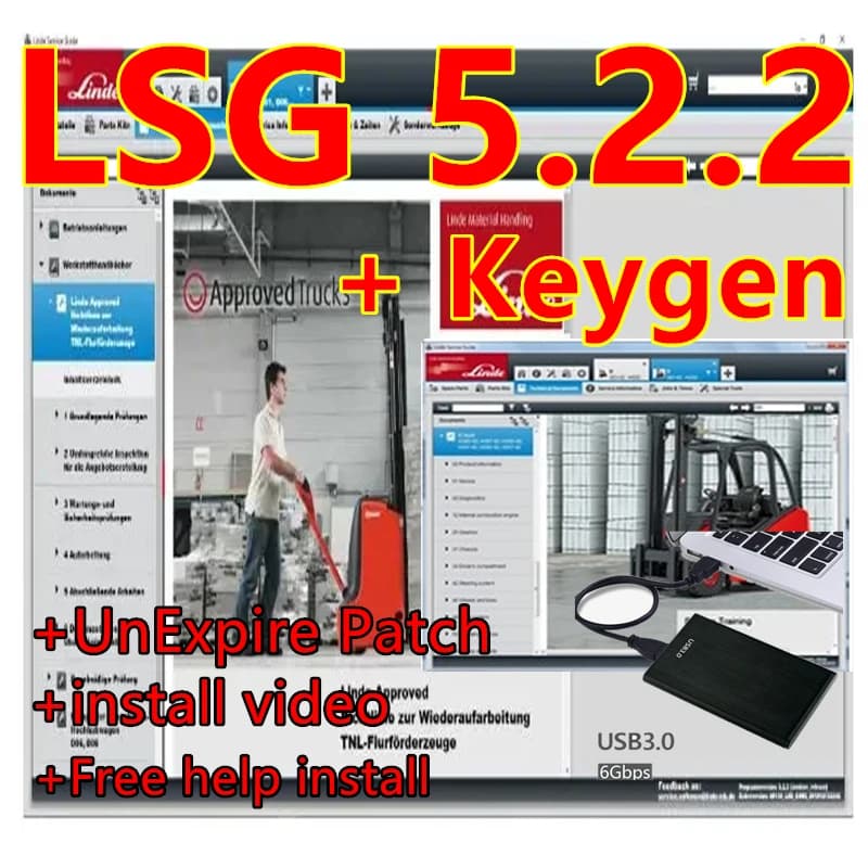 2026 : Vente Flash ! ! Dernier Guide de Service Linde LSG 5.2.2 U019 [12.2019] + Patch de renouvelle