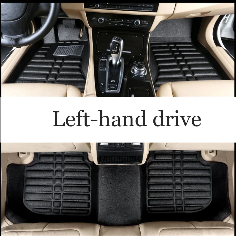 Polymères de sol en cuir pour voiture, doublure de pied anti-salissure, tapis imperméable, accessoir