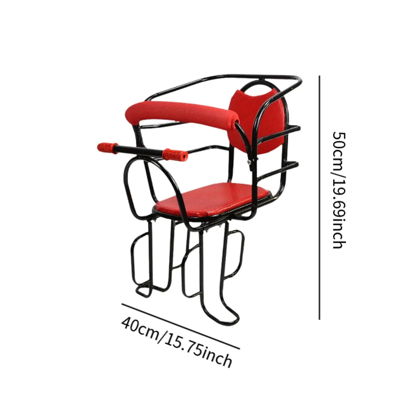 Siège de vélo enfant porte-bébé arrière repose-pieds support en fer sûr Portable enfant tapis de siè