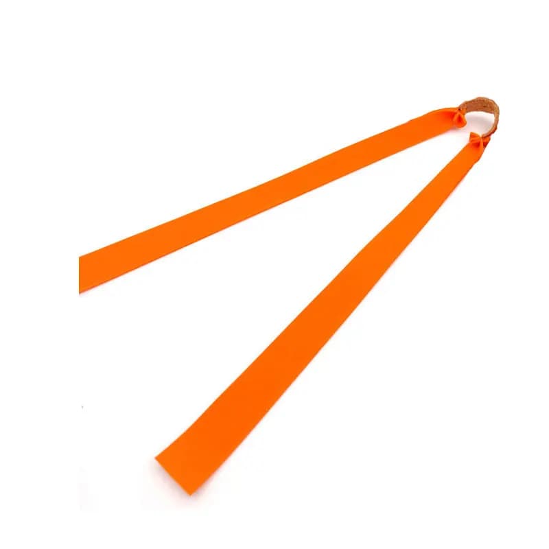 Ensemble d'élastiques en caoutchouc plat orange, bande extérieure, accessoires optiques, chasseur, f